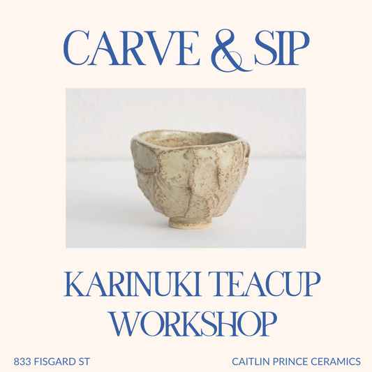 Kurinuki Cup Carving Workshop with Rita