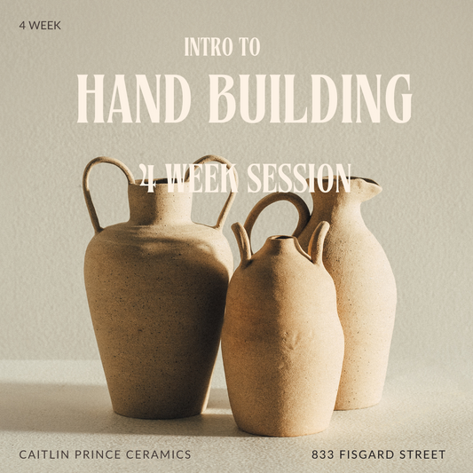 Hand Building - All Levels With Caitlin & Katrina